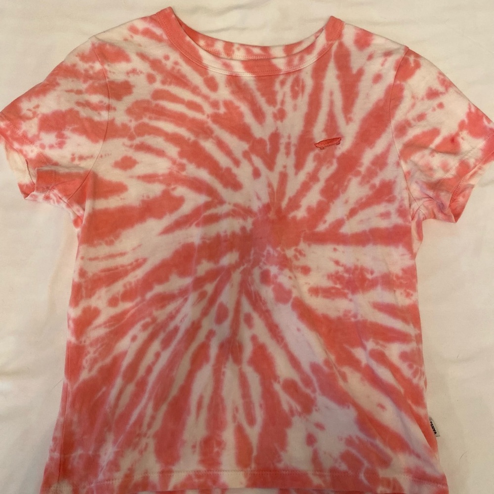 vans tie dye tee